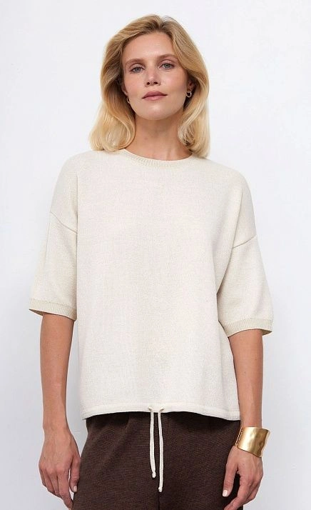 GRIOL. Джемпер жен. 310470.33303.0621L Молочно-золотистый GRIOL GRIOL. Джемпер жен. 310470.33303.0621L Молочно-золотистый