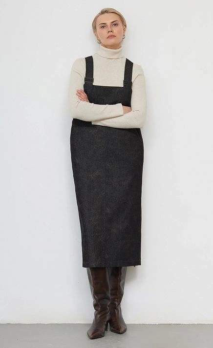 GRIOL. Сарафан жен. 340181.6_312.7473О Темно-серый меланж GRIOL GRIOL. Сарафан жен. 340181.6_312.7473О Темно-серый меланж