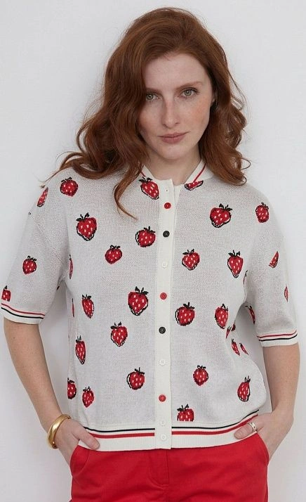 GRIOL. Жакет жен. 370253.33303.0745V Молочно-красный GRIOL GRIOL. Жакет жен. 370253.33303.0745V Молочно-красный